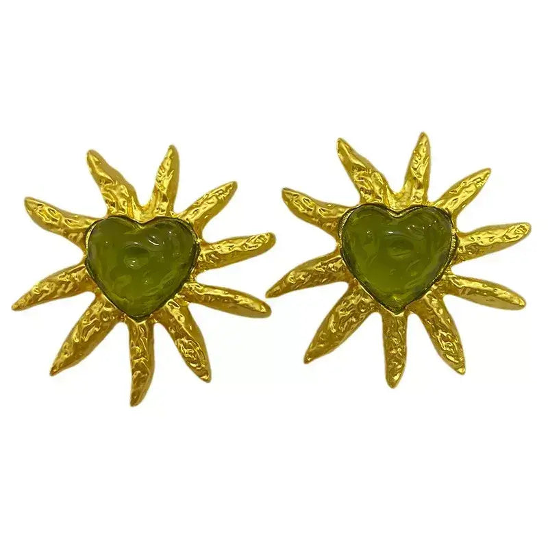 Brincos Sunflower Love