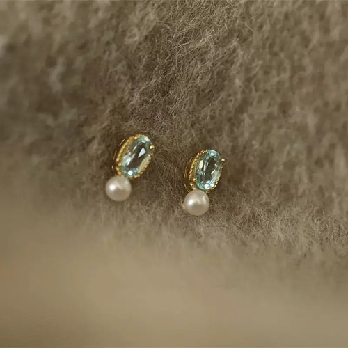 Brincos Vintage Pearl Paris
