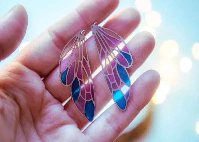 Brincos Butterfly Wings Gradiente