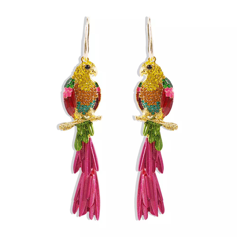 Brincos Parrot Glamour