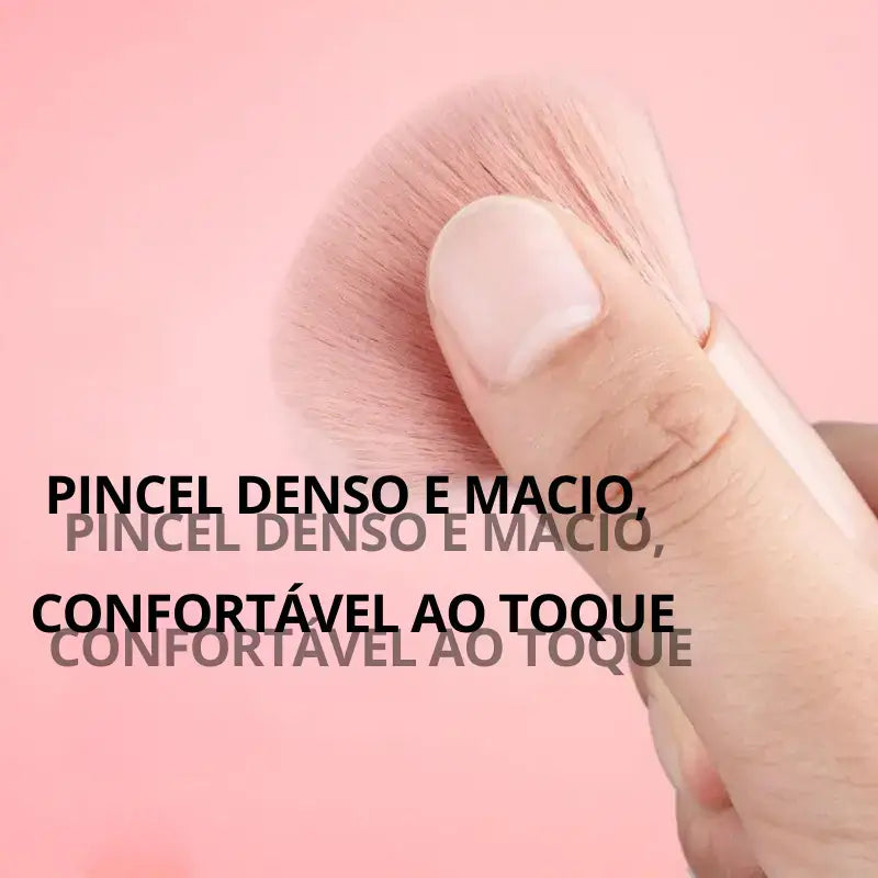 Pincel para maquiagem denso macio e confortável ao toque