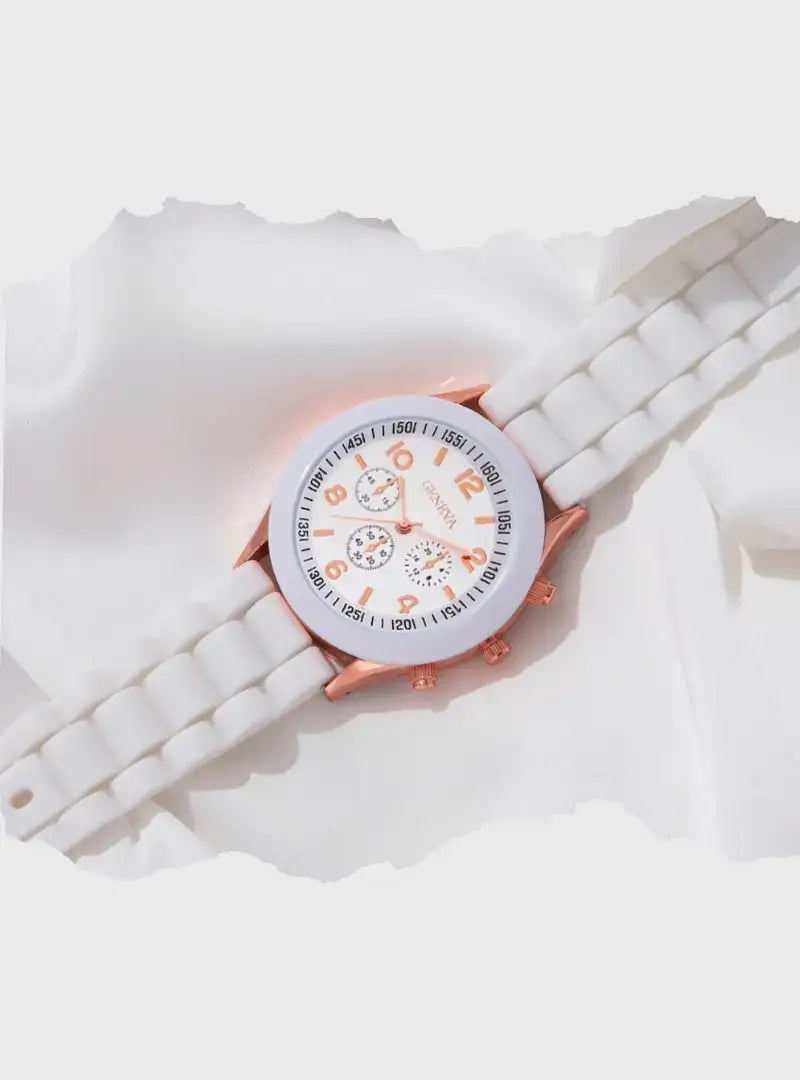 Relógio Allure Quartz + 5 Peças de Brinde