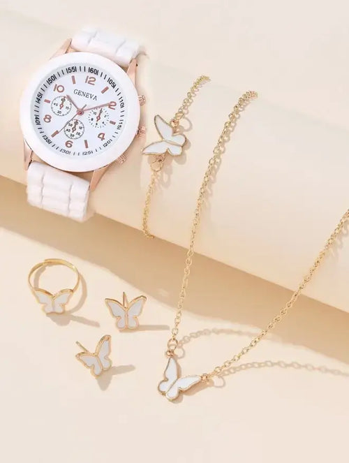 Relógio Allure Quartz + 5 Peças de Brinde