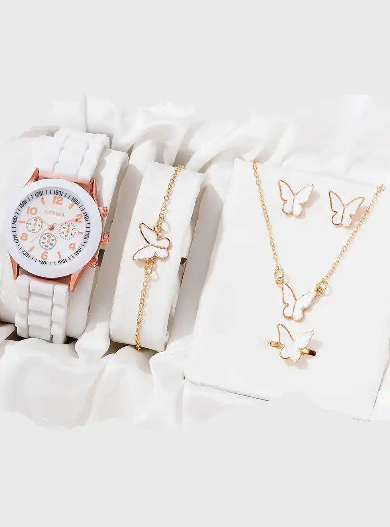 Relógio Allure Quartz + 5 Peças de Brinde