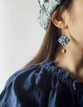 Brincos Azul Niche