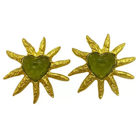 Brincos Sunflower Love