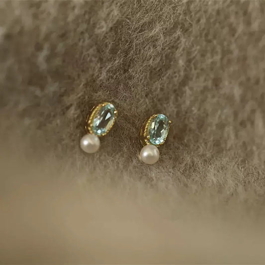 Brincos Vintage Pearl Paris