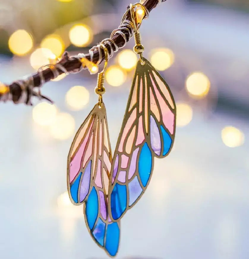 Brincos Butterfly Wings Gradiente