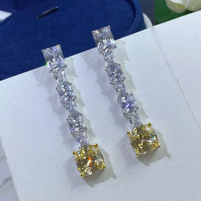 Brincos Radiant Yellow Diamond