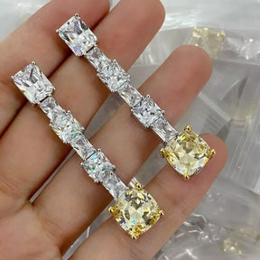 Brincos Radiant Yellow Diamond