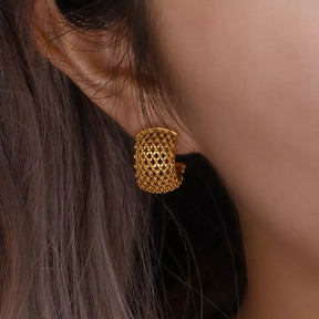 Brincos Mesh Gold