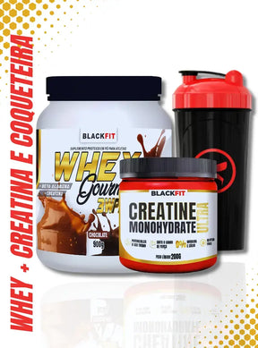 Kit Energia Total - Whey + Creatina + Coqueteira de Brinde