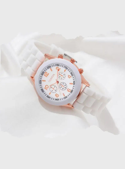 Relógio Allure Quartz + 5 Peças de Brinde