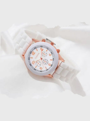 Relógio Allure Quartz + 5 Peças de Brinde