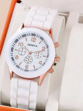 Relógio Allure Quartz + 5 Peças de Brinde