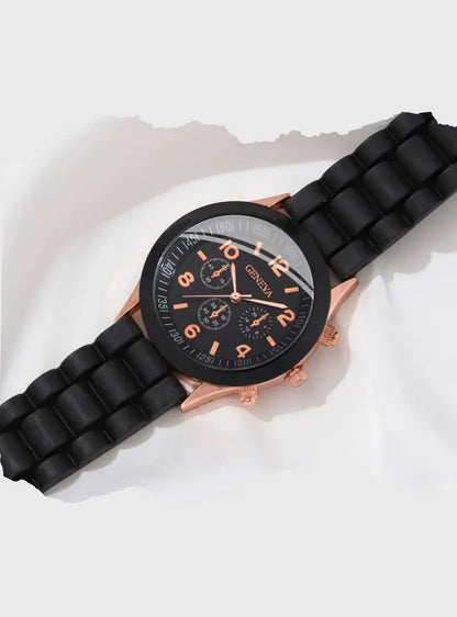 Relógio Allure Quartz + 5 Peças de Brinde
