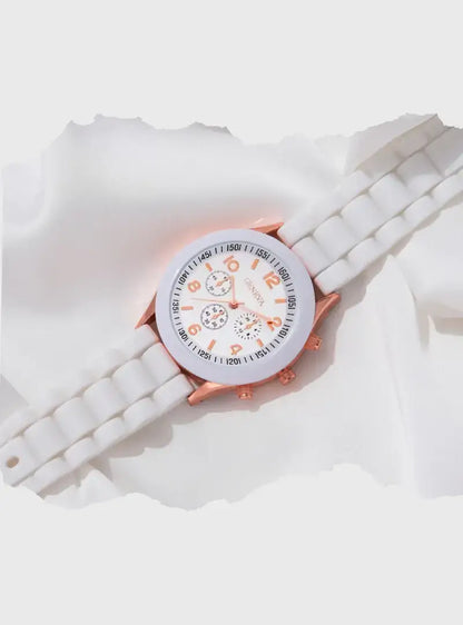 Relógio Allure Quartz + 5 Peças de Brinde