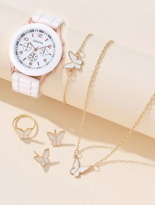 Relógio Allure Quartz + 5 Peças de Brinde