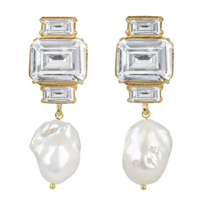 Brincos de Borla Pearl Square