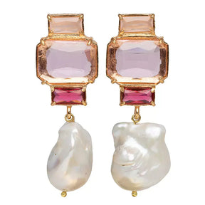 Brincos de Borla Pearl Square