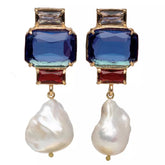 Brincos de Borla Pearl Square